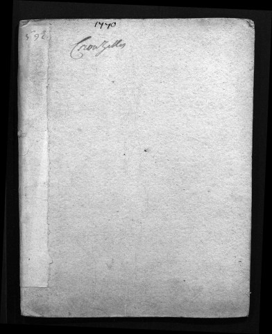 Collection du greffe. Baptêmes, mariages, sépultures, 1770