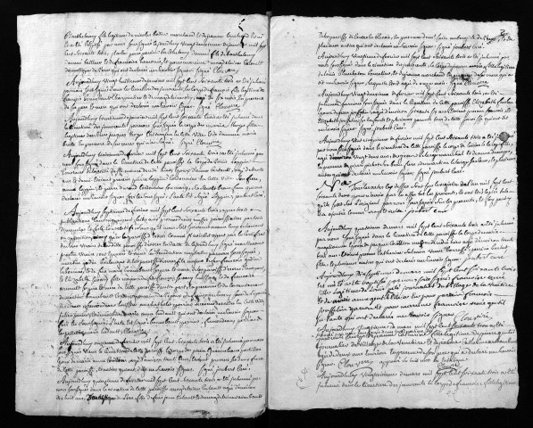 Collection du greffe. Baptêmes, mariages, sépultures, 1763-1764