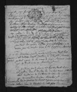 Collection du greffe. Baptêmes, mariages, sépultures, 1738-1739