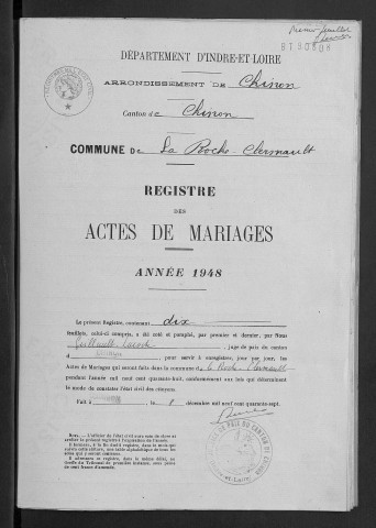 Mariages, 1948
