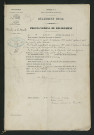 Procès-verbal de récolement (1866-1868)