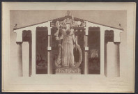 Terracine. Photographie d'un dessin de Benjamin Chaussemiche.