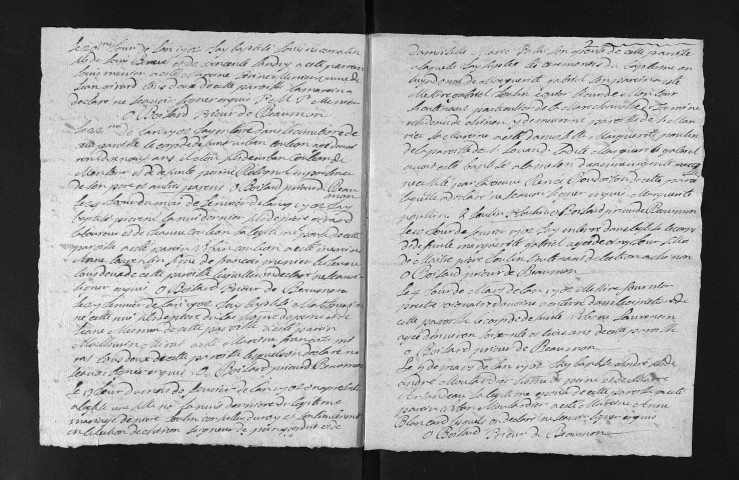 Collection du greffe. Baptêmes, mariages, sépultures, 1702