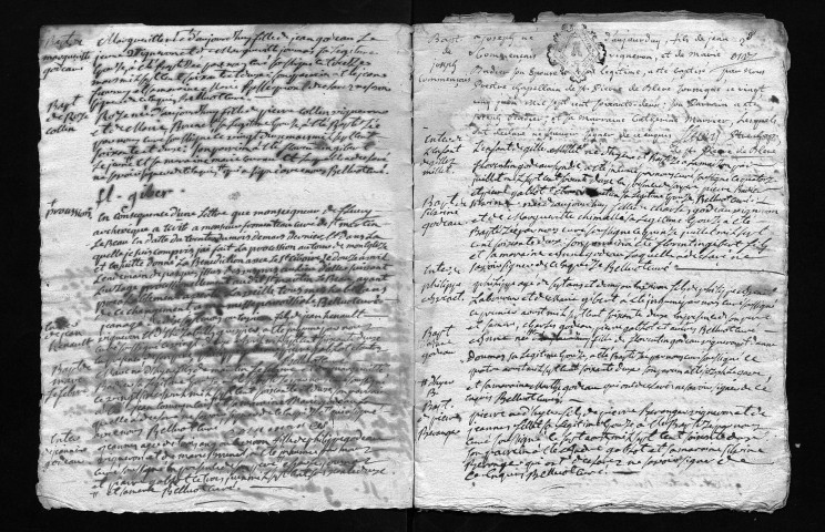 Collection communale. Baptêmes, mariages, sépultures, décembre 1762