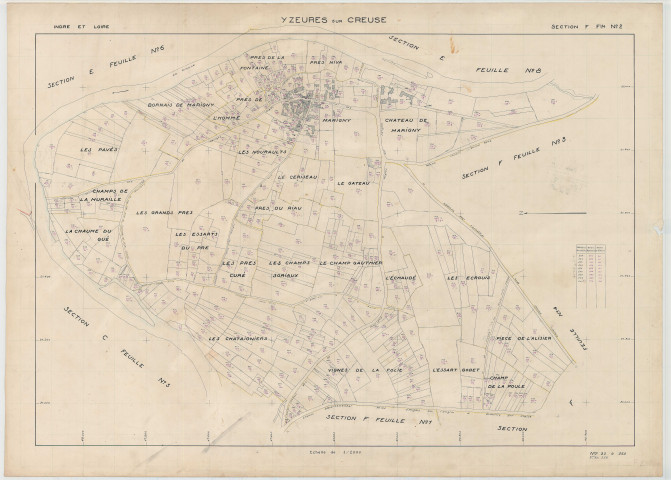 Section F, feuille 2