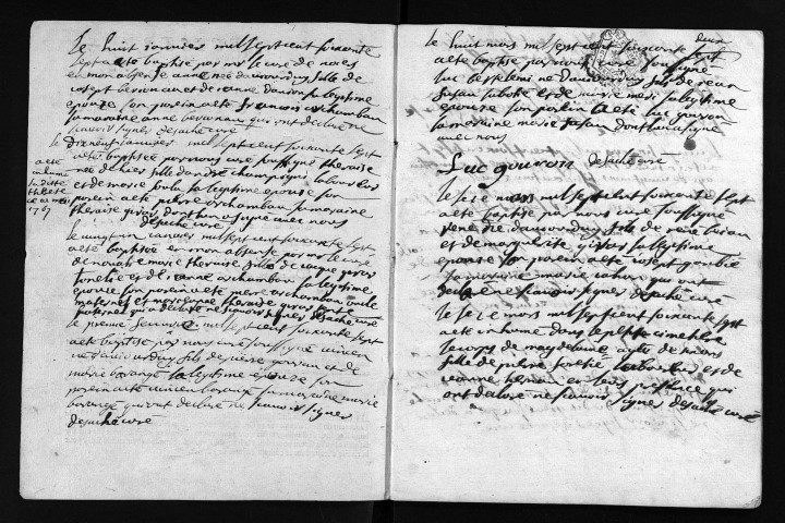 Collection du greffe. Baptêmes, mariages, sépultures, 1767-1768