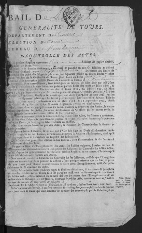 1750 (9 novembre)-1751 (15 septembre)