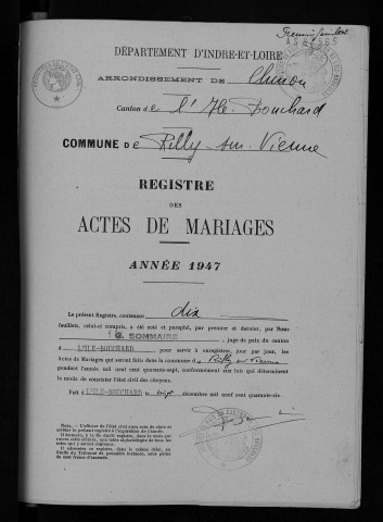 Mariages, 1947