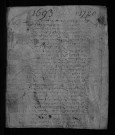 Collection communale. Baptêmes, mariages, sépultures, 1694-1719