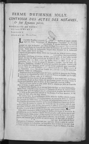 1734 (7 décembre)-1735 (22 avril)