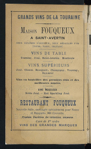 Annuaire du département d'Indre-et-Loire - 1886.