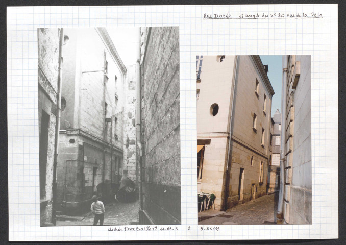 Angle rue Dorée et 20 rue de la Paix.