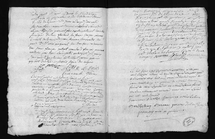 Collection du greffe. Baptêmes, mariages, sépultures, 12 janvier 1763-6 janvier 1764