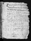 Collection communale. Baptêmes, 1605-octobre 1620