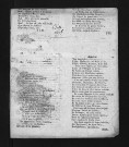 Collection du greffe. Baptêmes, mariages, sépultures, 1695