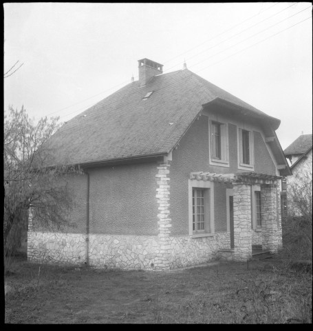 Tournon-Saint-Pierre. Maison. Aménagement. Architecte : Emile Coutier. Propriétaire : M. Delaveau. Pièces écrites.