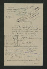Avis favorable du préfet quant à la demande de reconstruction du vannage du moulin (31 octobre 1916)