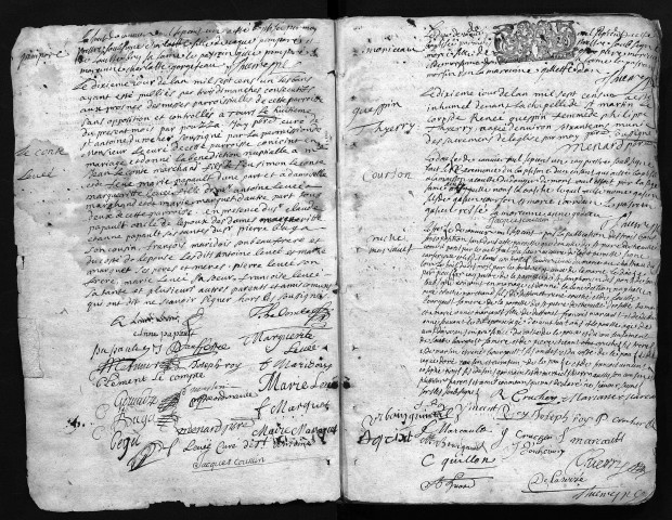 Collection communale. Baptêmes, mariages, sépultures, 1701-1710