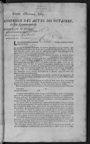 1733 (10 juin)-1734 (23 avril)
