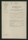 Procès-verbal de visite des lieux (30 octobre 1860)
