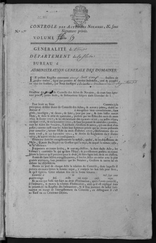 1788 (1 novembre)-1791 (14 février)