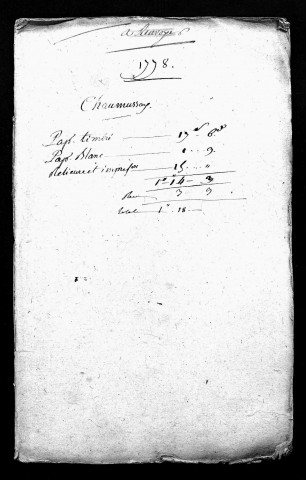 Collection du greffe. Baptêmes, mariages, sépultures, 1778