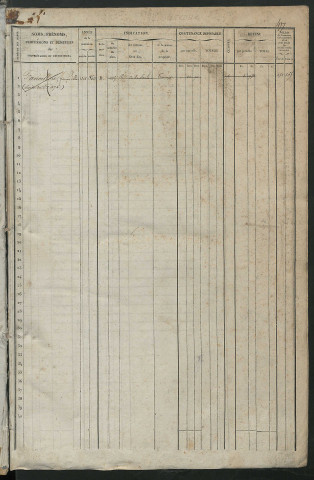 Matrice des propriétés foncières, fol. 477 à 921 ; récapitulation des contenances et des revenus de la matrice cadastrale, 1838 ; table alphabétique des propriétaires.