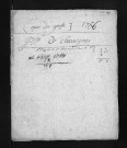 Collection du greffe. Baptêmes, mariages, sépultures, 1756-1757