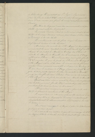 Documents relatifs au règlement d'eau des moulins de l'Ile-Auger et d'Azay (1851-1853)