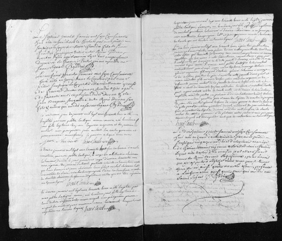 Collection du greffe. Baptêmes, mariages, sépultures, 1768