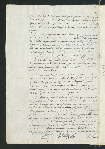 Procès-verbal de commodo et incommodo et rapport sur les moulins de M. Bailby (5 février 1827)