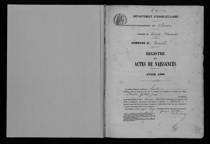 Naissances, 1890-1905