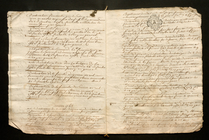 4e répertoire. 21 juin 1762-1767