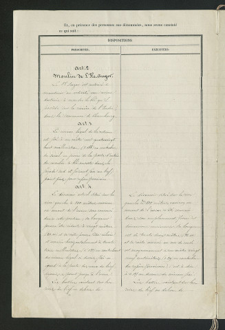 Procès-verbal de récolement (23 mai 1860)