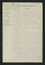 Procès-verbal de récolement (5 avril 1861)