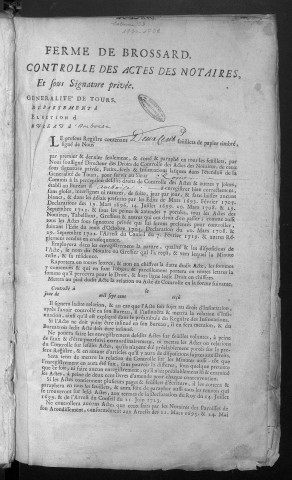 1730 (1er décembre) - 1731 (7 août)