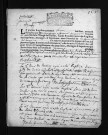 Collection du greffe. Baptêmes, mariages, sépultures, 1701