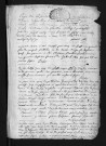 Collection du greffe. Baptêmes, mariages, sépultures, 1727