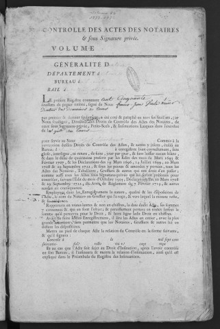 1773 (16 novembre)-1776 (17 avril)