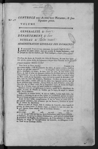 1785 (4 juillet)-1787 (4 mai)