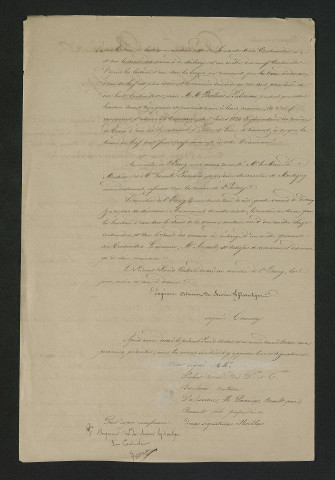 Instruction du règlement hydraulique des moulins de Charreau et de l'Étang, visite de l'ingénieur (30 mai 1849)