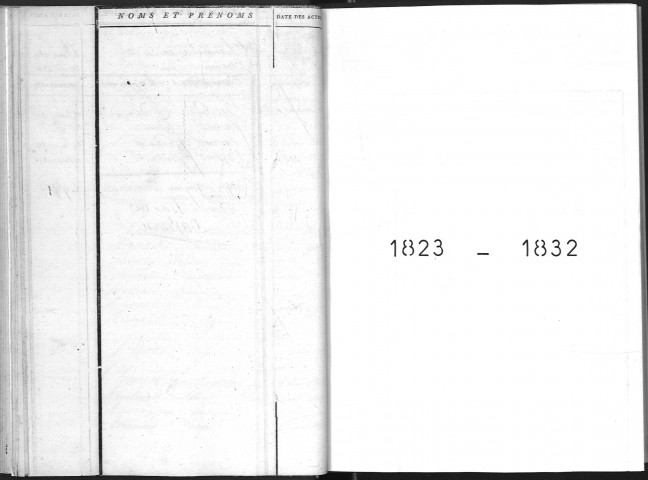 Naissances, mariages, décès