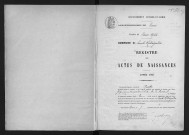Sainte-Radegonde. Naissances, mariages, décès, 1883-1892