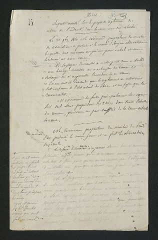 Documents relatifs au règlement d'eau des moulins du Puits, de Loché et de Nouinteau (1850-1851)