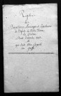 Collection du greffe. Baptêmes, mariages, sépultures, 1745