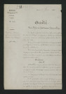 Arrêté de mise en demeure d'exécuter les travaux prescrits (15 juin 1860)