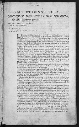 1736 (1er mars)-1737 (28 mars)