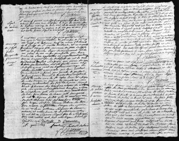 Collection du greffe. Baptêmes, mariages, sépultures, 1782