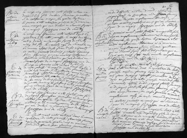 Baptêmes, mariages, sépultures, 1753