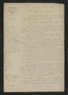 Mise au chômage du moulin. Arrêté préfectoral (28 juin 1871)